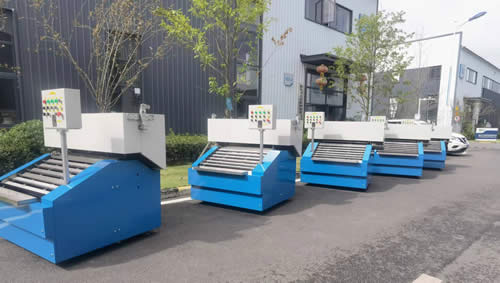 安徽客户多排自动上料机发货现场